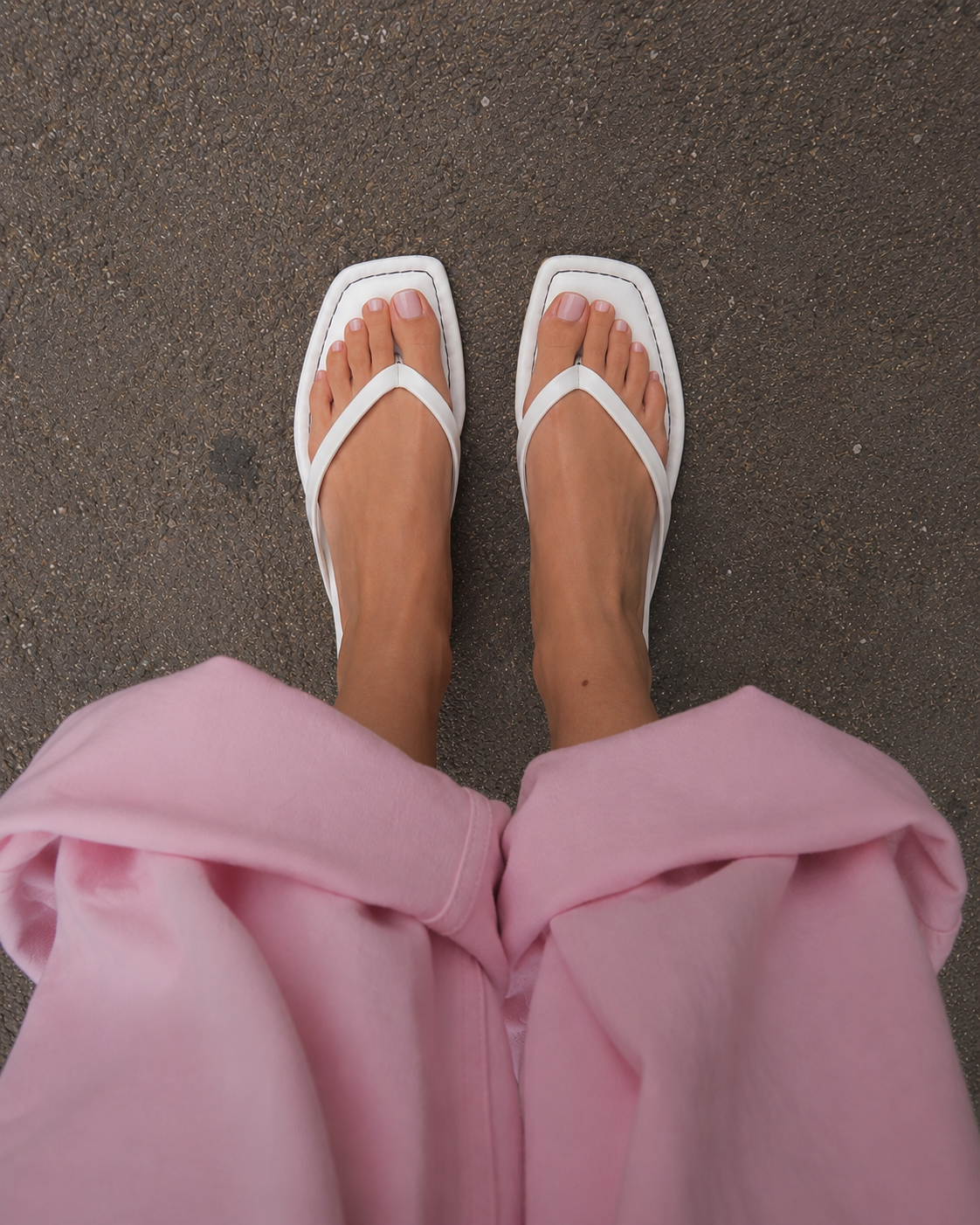 Crystelle White Slippies